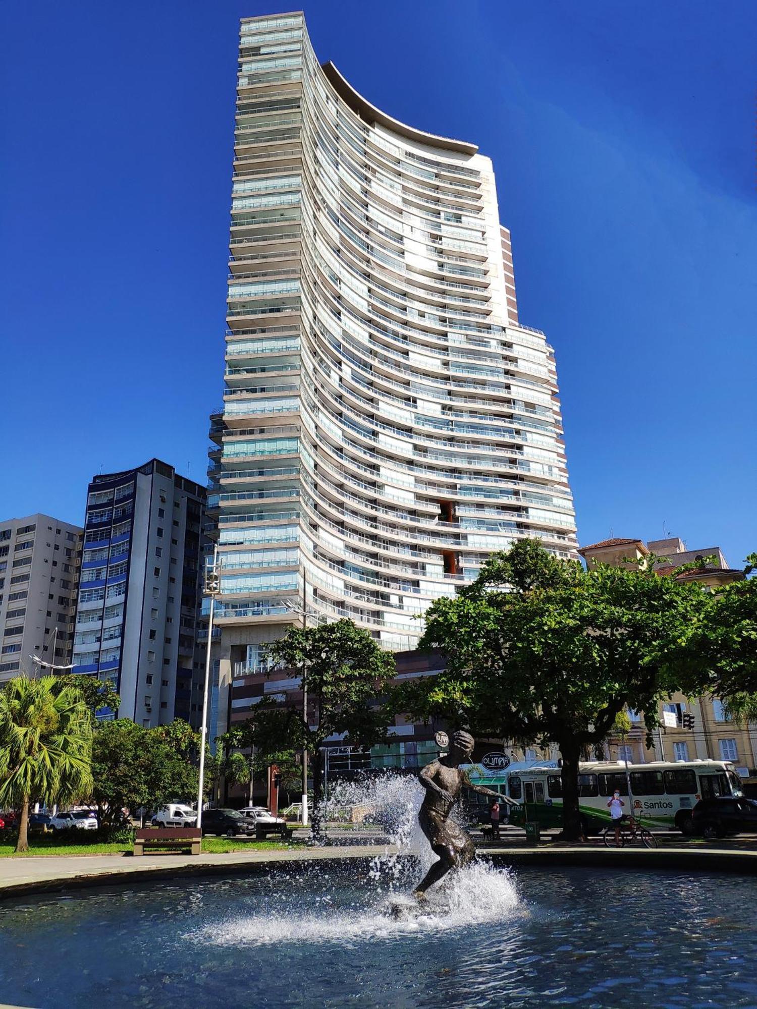 Book Santos - Unlimited 1112 - Um Pe Na Areia Apartment Bagian luar foto