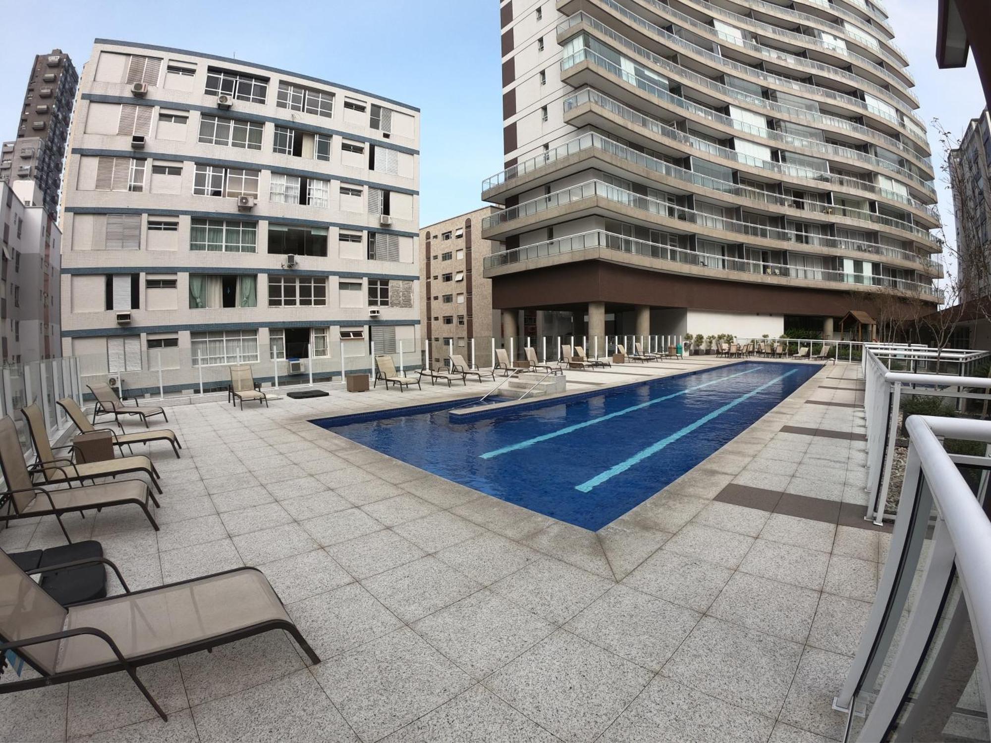 Book Santos - Unlimited 1112 - Um Pe Na Areia Apartment Bagian luar foto
